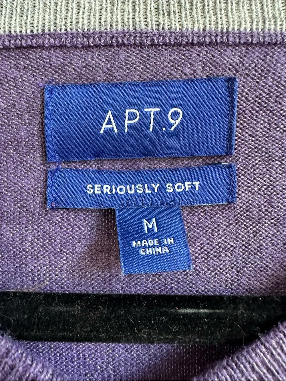 Apt. 9 Lavender V-Neck Sweater